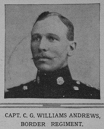 Williams-Andrews C G Captain Border Regiment The Illustrated London News 21st Nov 1914