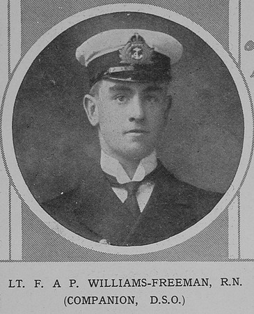 Williams-Freeman F A P Lt DSO Royal Navy The Illustrated London News 31st Oct 1914