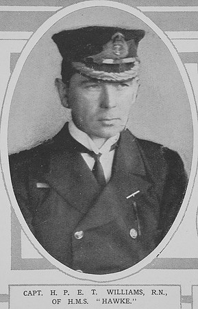 Williams H P E T Captain HMS Hawke Royal Navy The Illustrated London News 24th Oct 1914