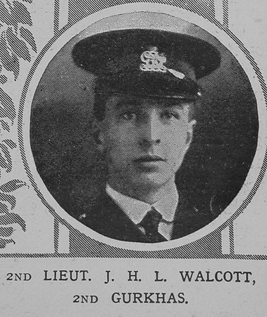 Walcott J H L 2nd Lt Indian Army The Illustrated London News 21st Nov 1914
