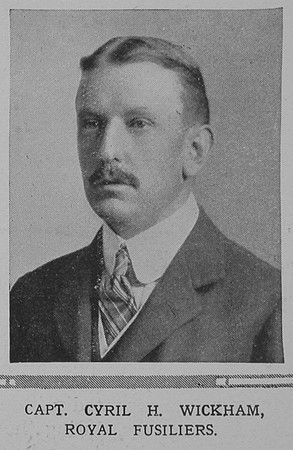 Wickham C H Captain 1st London Regiment