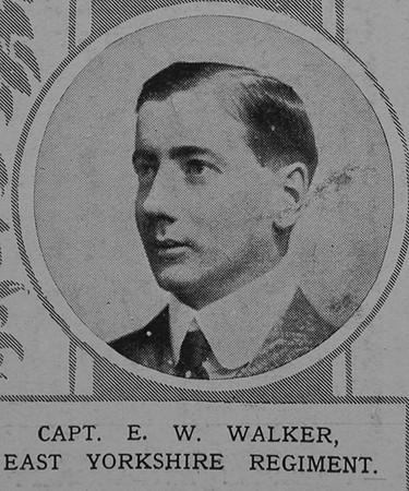 Walker E W Captain East Yorkshire Regiment The Illustrated London News 5th Dec 1914