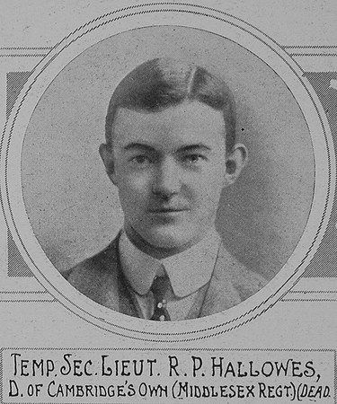 Hallowes R P 2nd Lt VC Middlesex Regiment Illustrated War News Vol 6