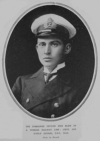 Hughes G D Lt DSO DSC Royal Navy Illustrated War News Vol 6