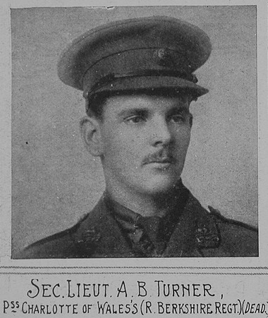 Turner A B 2nd Lt VC Royal Berkshire Regiment Illustrated War News Vol 6