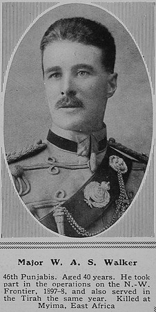 Walker W A S Major Indian Army The Sphere 29th May 1915