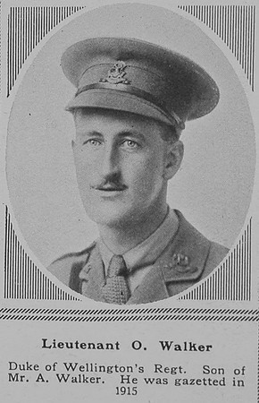 Walker O Lt 5th West Riding Regt The Sphere 21st July 1917