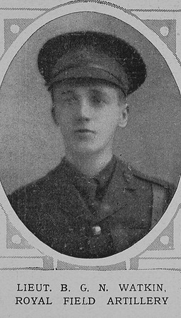 Watkin B G N Lt Royal Field Artillery The Illustrated London News 20th Feb 1915