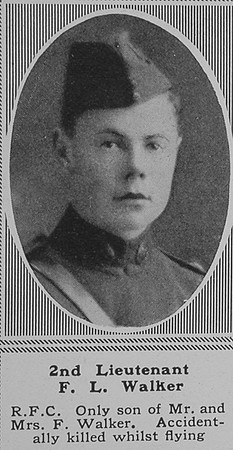 Walker F L 2nd Lt RFC The Sphere 20th Apr 1918