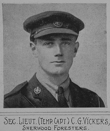 Vickers C G Captain VC Notts Derby Regiment Illustrated War Nws Vol 6