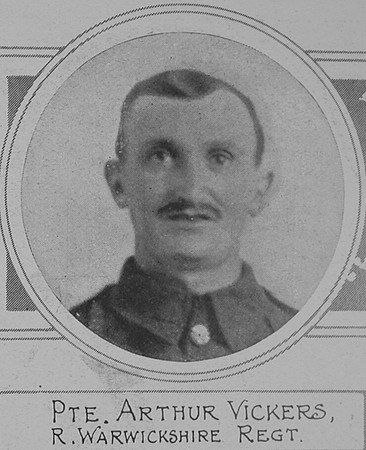Vickers A Pte VC Royal Warwickshire Regiment Illustrated War News Vol 6