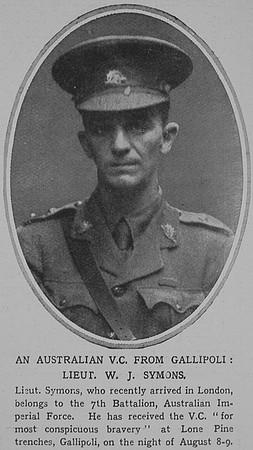 Symons W J Lt VC Australian Infantry Illustrated War News Vol 6