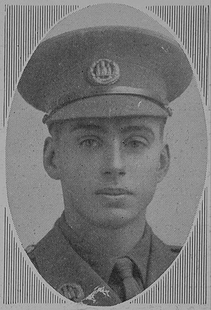 Wainwright G C 2nd Lt 1st Northants Regt Sphere 16th Jan 1915