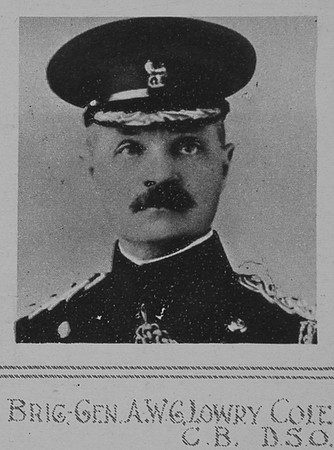 Cole A W G L Brig Gen CB DSO General Staff The Illustrated War News Vol 6
