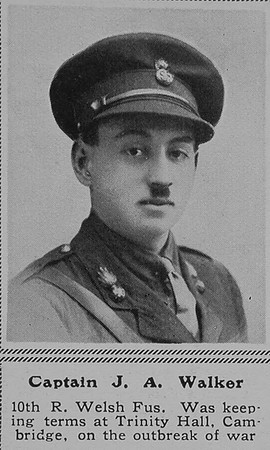 Walker J A Captain 10th R Welsh Fusiliers The Sphere 1st Apr 1916