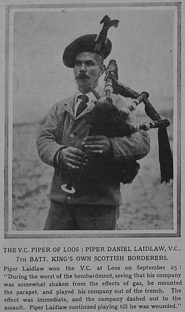 Laidlaw D Piper VC 7th Kings Own Scottish Borderers Illustrated War News Vol 6