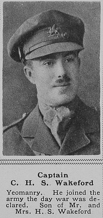 Wakeford C H S Captain Pembroke Yeomanry The Sphere 12th Oct 1918