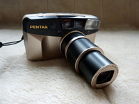 Pentax Espio 125M 35mm Camera With Case And Instructions