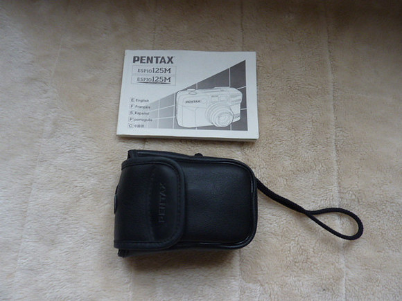 Pentax Espio 125M 35mm Camera With Case And Instructions