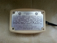 Vintage Cream Bakelite AVO Light Meter With Neck Strap