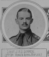 Dimmer J H S Lt VC 2nd Kings Royal Rifle Corps