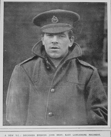 Bent S J Drummer VC East Lancs Regiment