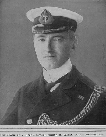 Loxley A N Captain HMS Formidable Royal Navy