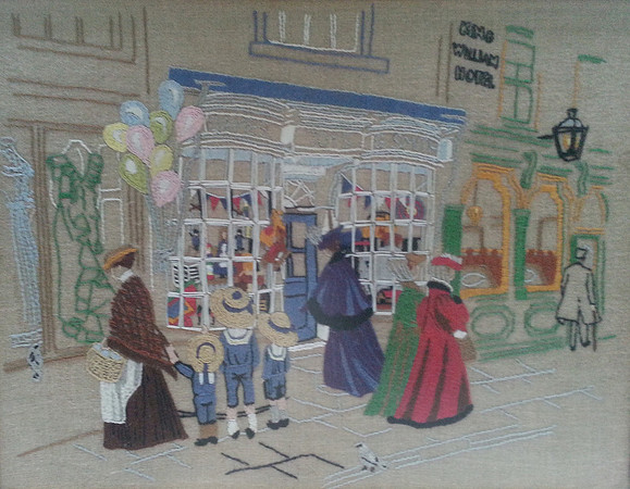 Vintage Toy Shop Tapestry