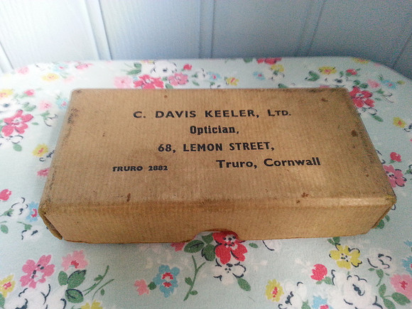 Vintage Opticians Box C Davis Keeler Ltd 68 Lemon Street Truro Cornwall
