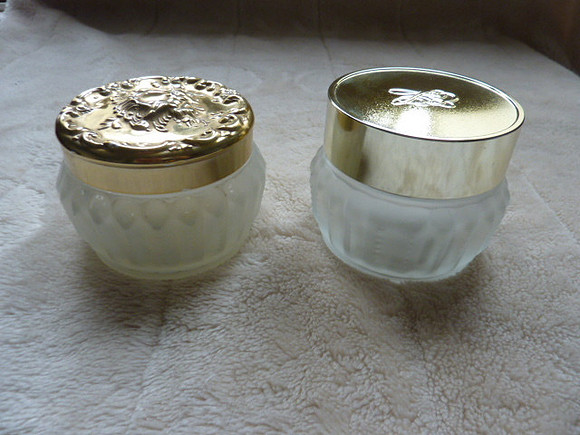 Two Vintage Estee Lauder Powder Jars