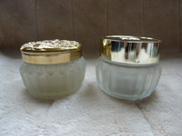 Two Vintage Estee Lauder Powder Jars