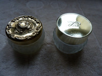 Two Vintage Estee Lauder Powder Jars
