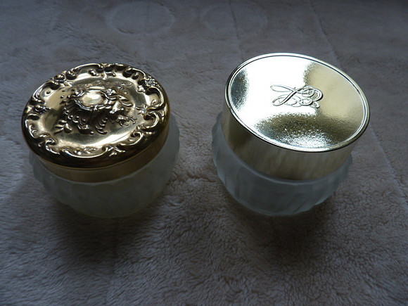 Two Vintage Estee Lauder Powder Jars