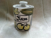 Retro Vintage Hand Made In England Jam Pot