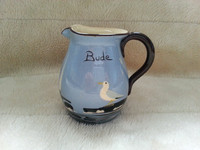 Vintage Torquay Babbacombe Pottery Bude Seagull Jug