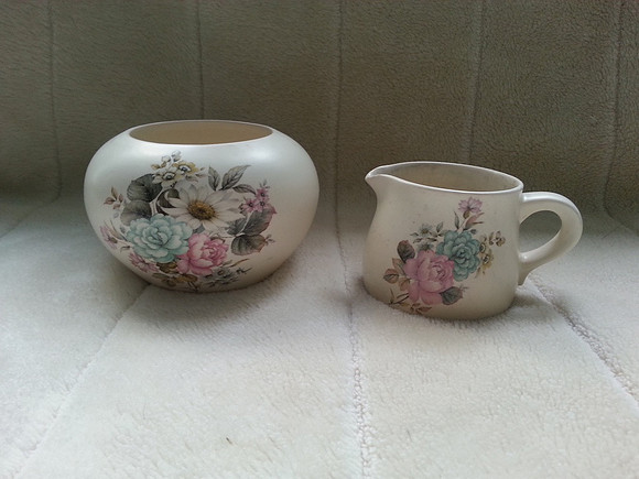 Vintage Purbeck Gifts Poole Dorset Bowl And Jug