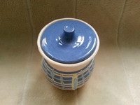 Studio Pottery Lidded Storage Jar Marked S/W CM 2014