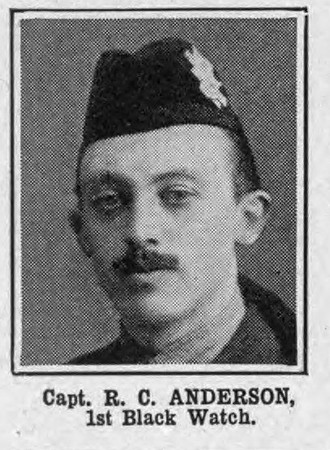 Anderson R C Captain 1st Black Watch
