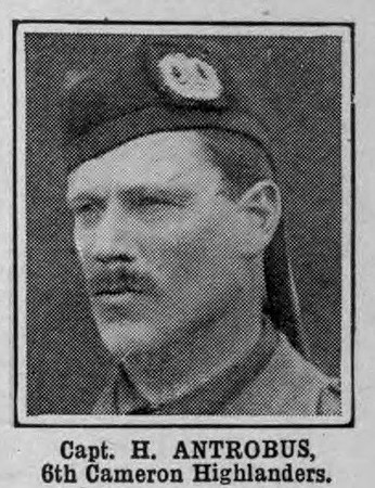 Antrobus H Captain 6th Cameron Highlanders