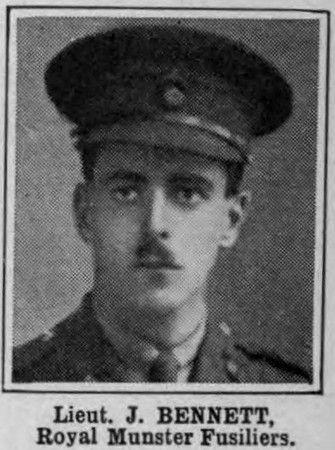 Bennett J Lt Royal Munster Fusiliers