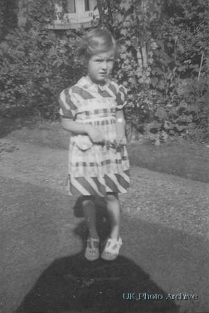 A Little Girl Called Claudia Vivienne Aged 5 Years 2 Months 1950s