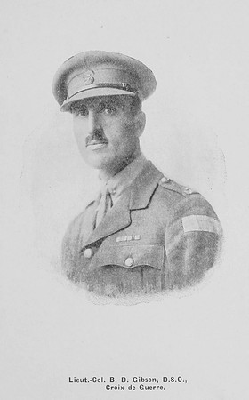 Gibson B D Lt Col DSO Croix de Guerre 4th Northumberland Fusiliers When The Lantern Of Hope Burned Low-R W Callin 1919