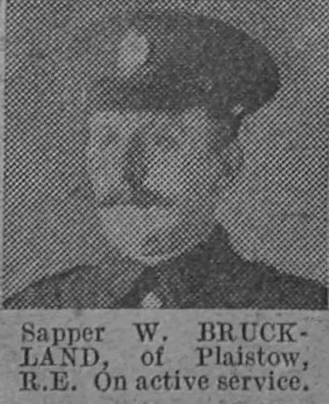 Bruckland W Sapper 59662 Royal Engineers The Vivid 27th Mar 1915