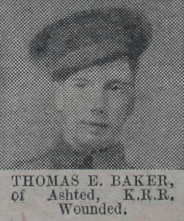 Baker T E Pte Kings Royal Rifle Corps The Vivid 27th Mar 1915