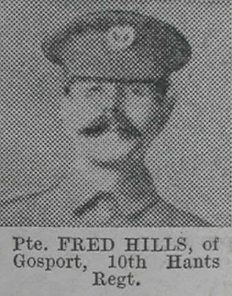 Hills F Pte 10th Hants Regt The Vivid