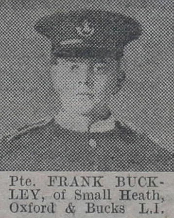 Buckley F Pte Oxford & Bucks LI The Vivid 27th Mar 1915