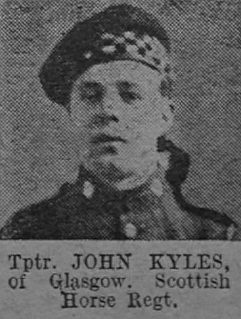 Kyles J Tpr 967 Scottish Horse The Vivid 27th Mar 1915
