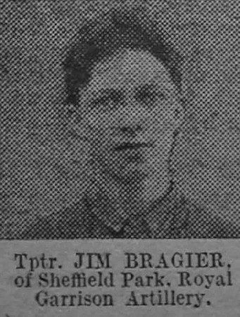 Bragier J Pte Royal Garrison Artillery The Vivid 27th Mar 1915