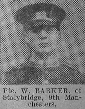Barker W Pte 9th Manchester Regiment The Vivid 27th Mar 1915