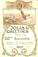 82nd Squadron Christmas Card 1917